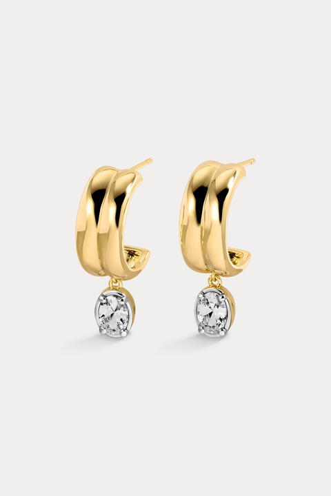 Odette Oval Hoops
