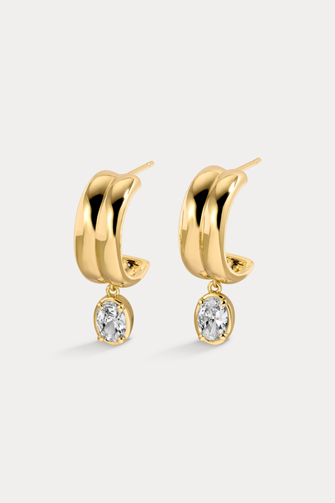 Odette Oval Hoops