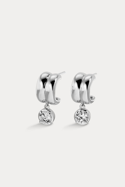 Small Odette Round Hoops