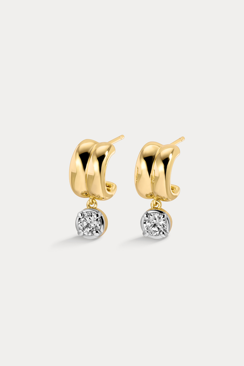 Small Odette Round Hoops