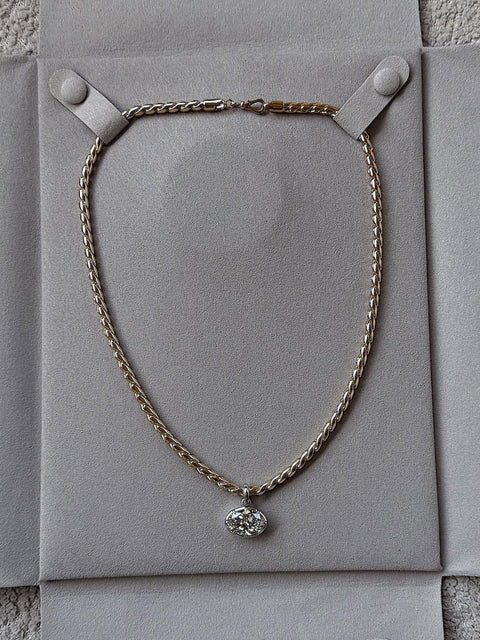 Mara Oval Diamond Pendant