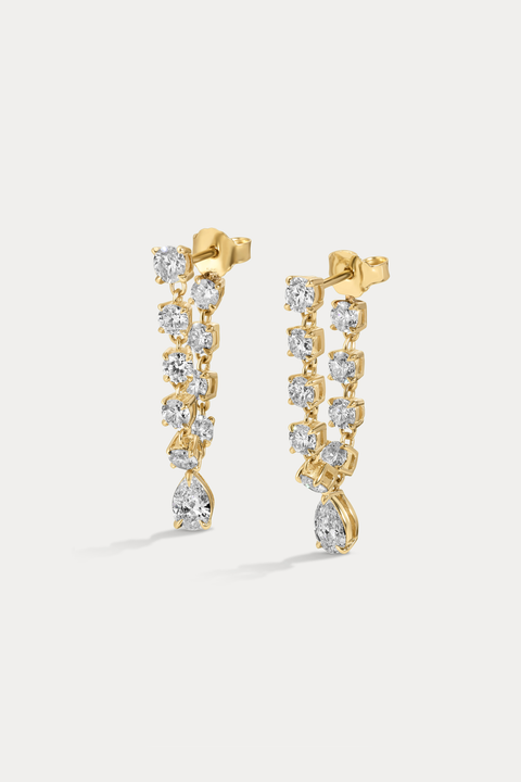 Small Stephie Diamond Earrings