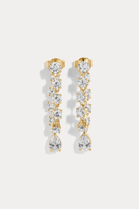 Small Stephie Diamond Earrings