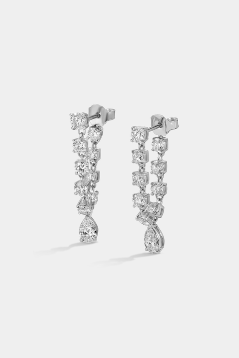 Small Stephie Diamond Earrings