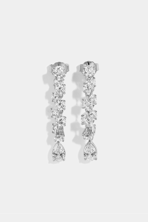 Small Stephie Diamond Earrings