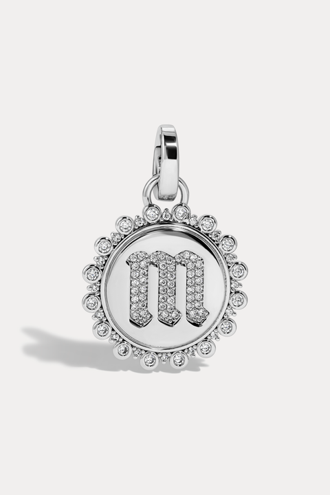 Gothic Initial Pendant