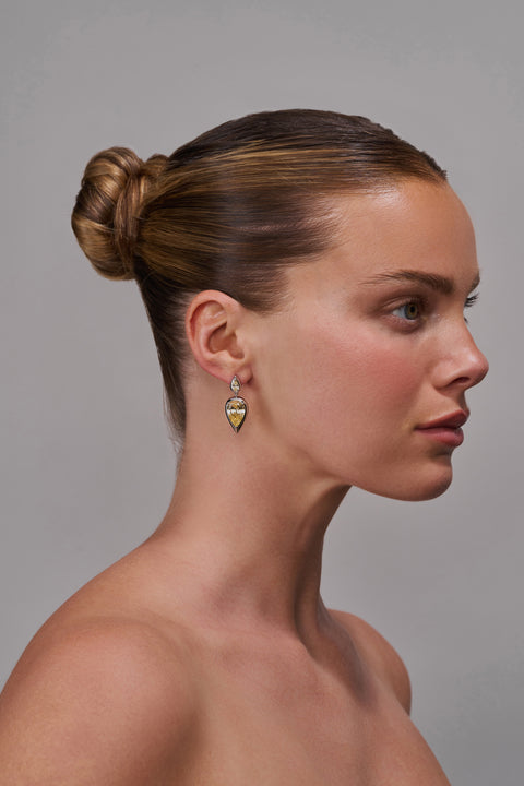 Small Yellow Sapphire Imara Earrings