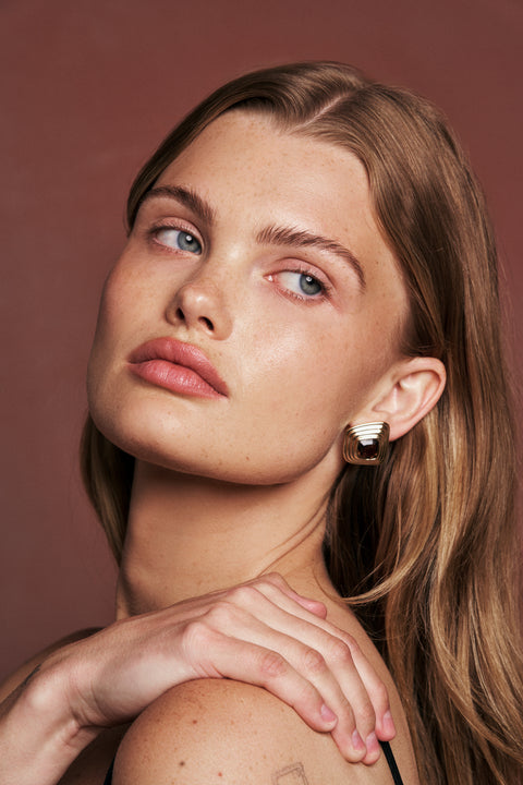 Jules Smoke Quartz Earring