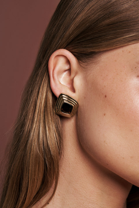 Jules Smoke Quartz Earring
