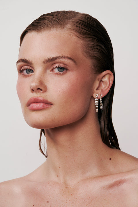 Small Stephie Diamond Earrings