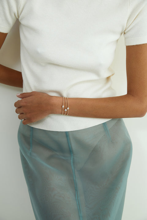 Mini Cleo Pear Bracelet