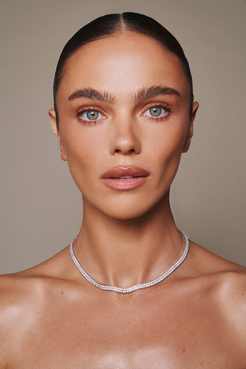 Rosaline Tennis Necklace