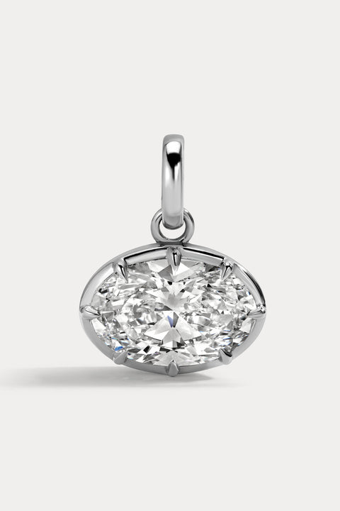 Mara Oval Diamond Pendant