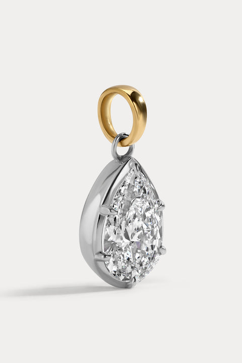Mara Pear Diamond Pendant