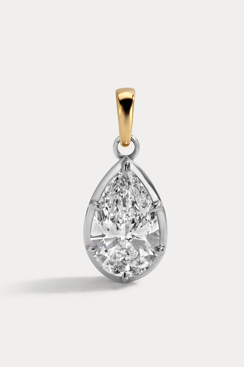 Mara Pear Diamond Pendant