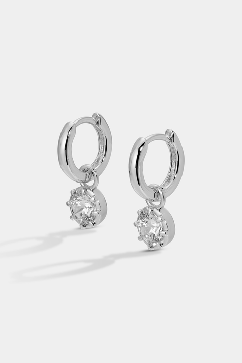 Petite Cleo Charm Huggies