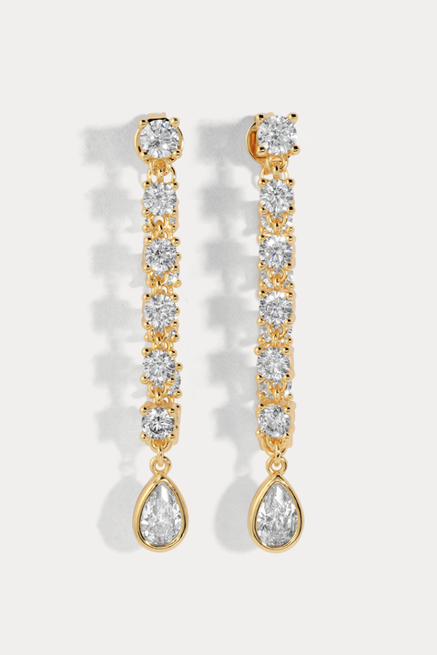 Stephie Bezel Earrings