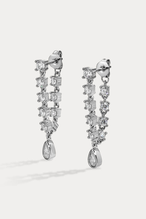 Small Stephie Bezel Earrings