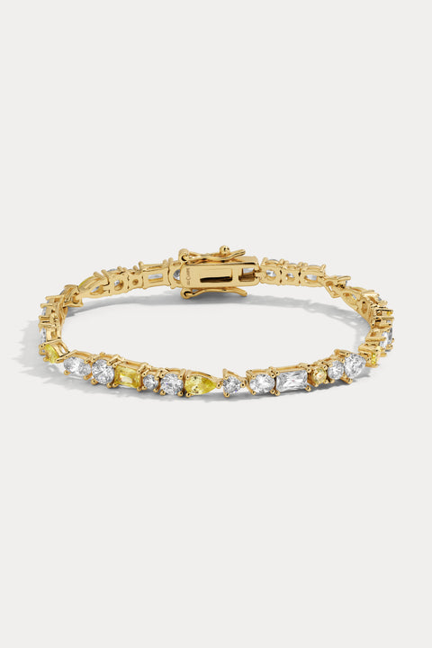 Yellow Sapphire Mavis Tennis Bracelet