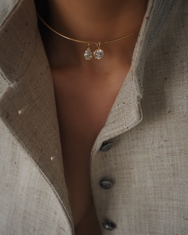 Remi Pear Collar | Mara Round Charm @_priscav