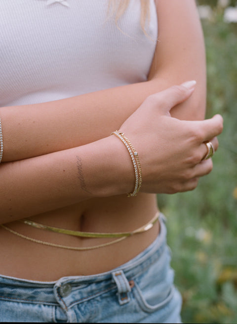 Mini Amina Tennis Bracelet